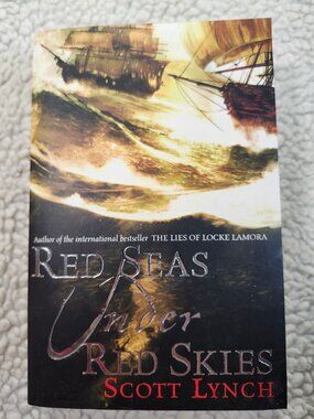 Red Seas Under Red Skies Scott Lynch Paperback 2007 Fantasy Novel Book Two Used